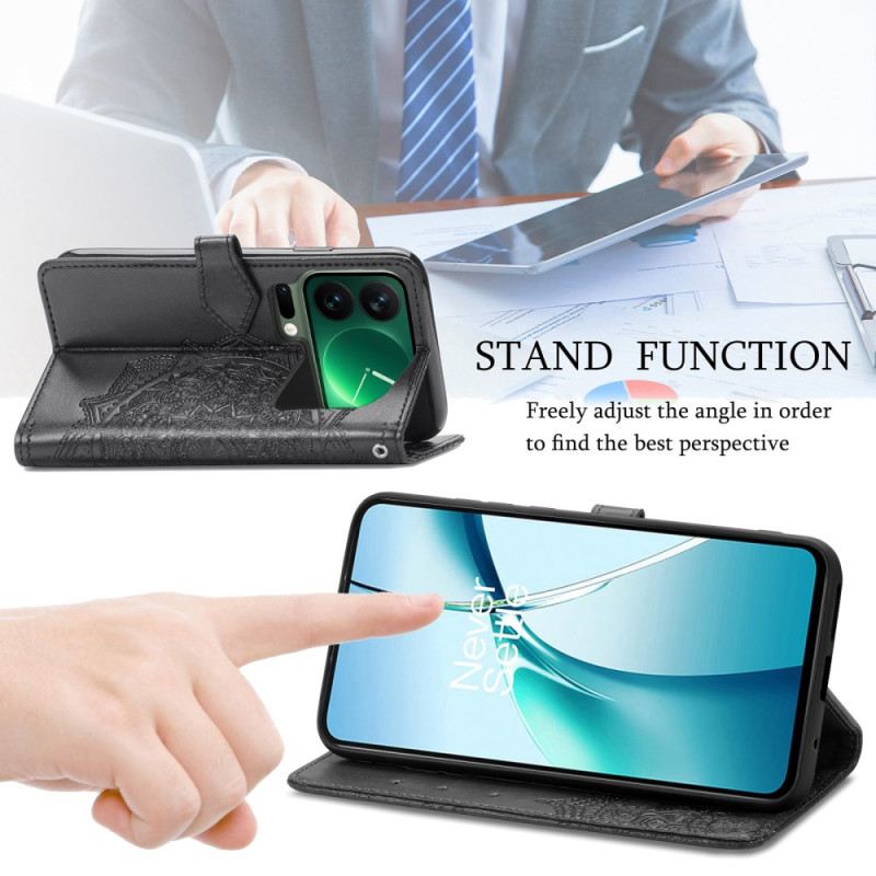 Bőrtok Xiaomi 17 Pro Max Barokk Mandala