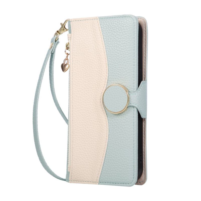 Bőrtok Xiaomi 17 Pro Max Cipzáras Kihajtható Pénztárca