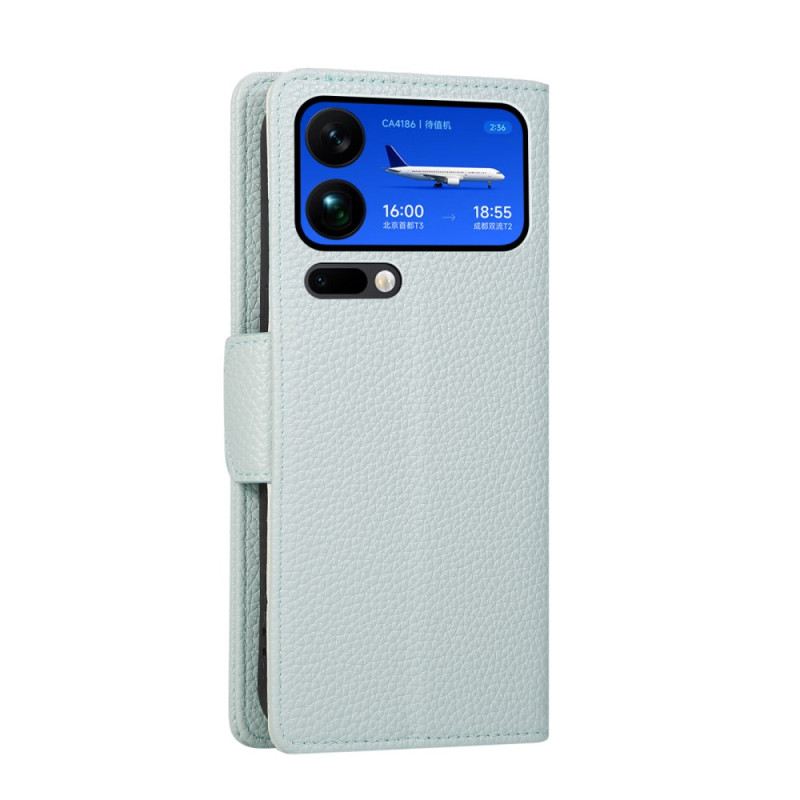 Bőrtok Xiaomi 17 Pro Max Cipzáras Kihajtható Pénztárca