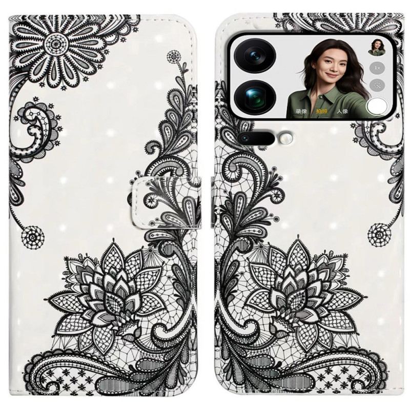 Bőrtok Xiaomi 17 Pro Max Csipke