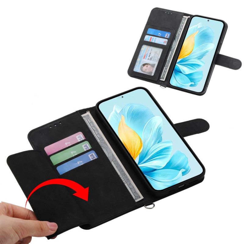 Bőrtok Xiaomi 17 Pro Max Csipke Pánttal És Vállpánttal