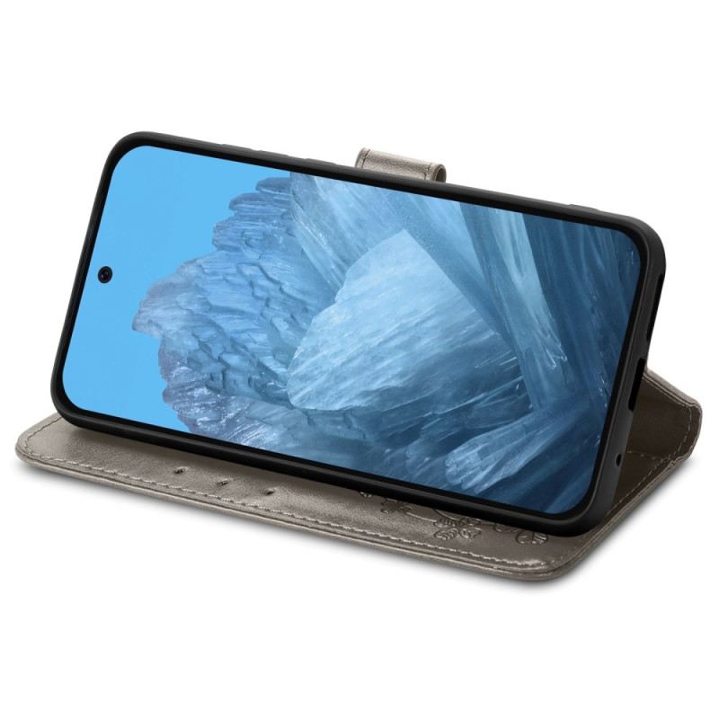 Bőrtok Xiaomi 17 Pro Max Négylevelű Lóherék