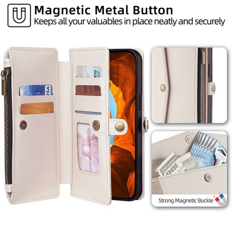 Bőrtok Xiaomi 17 Pro Max Pénztárca És Vállpánt