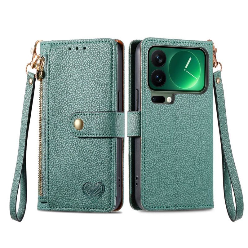 Bőrtok Xiaomi 17 Pro Max Szerelmes Pénztárca