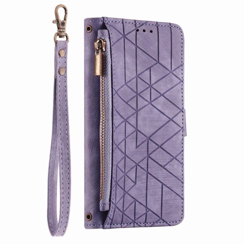 Fliptok Xiaomi 17 Pro Max Geometrikus Mintás Pénztárca