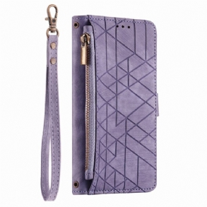 Fliptok Xiaomi 17 Pro Max Geometrikus Mintás Pénztárca