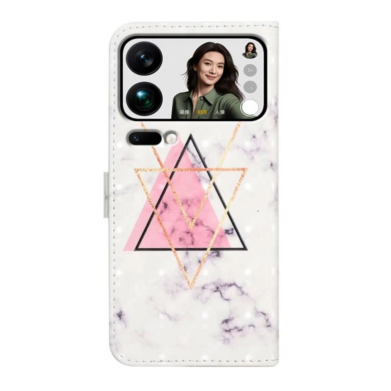 Fliptok Xiaomi 17 Pro Max Háromszög Alakú Márvány
