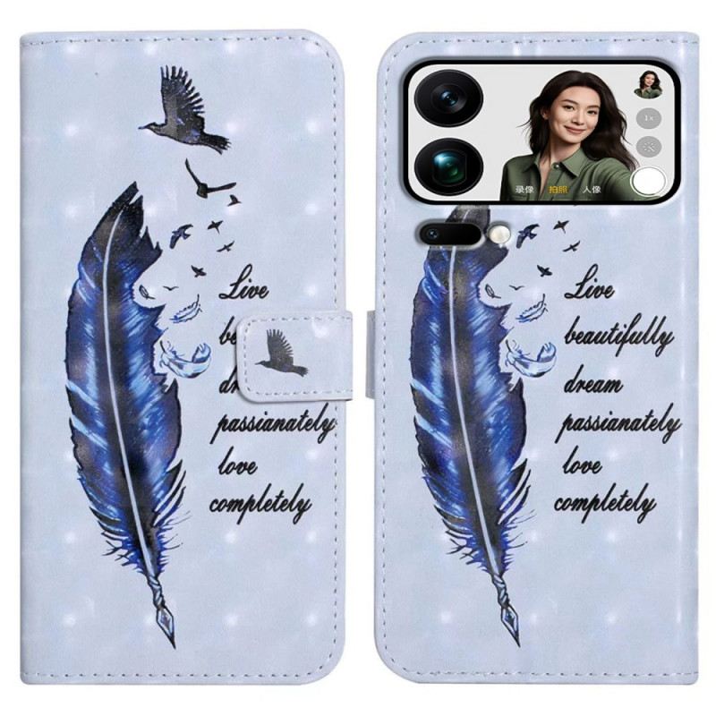 Fliptok Xiaomi 17 Pro Max Kék Toll