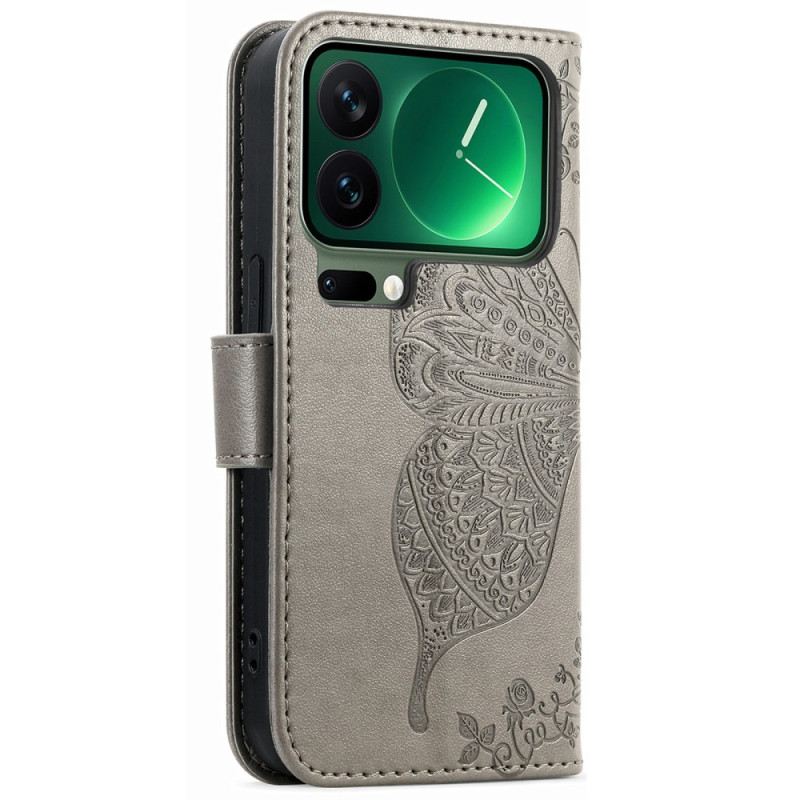 Fliptok Xiaomi 17 Pro Max Pillangó Mintázat