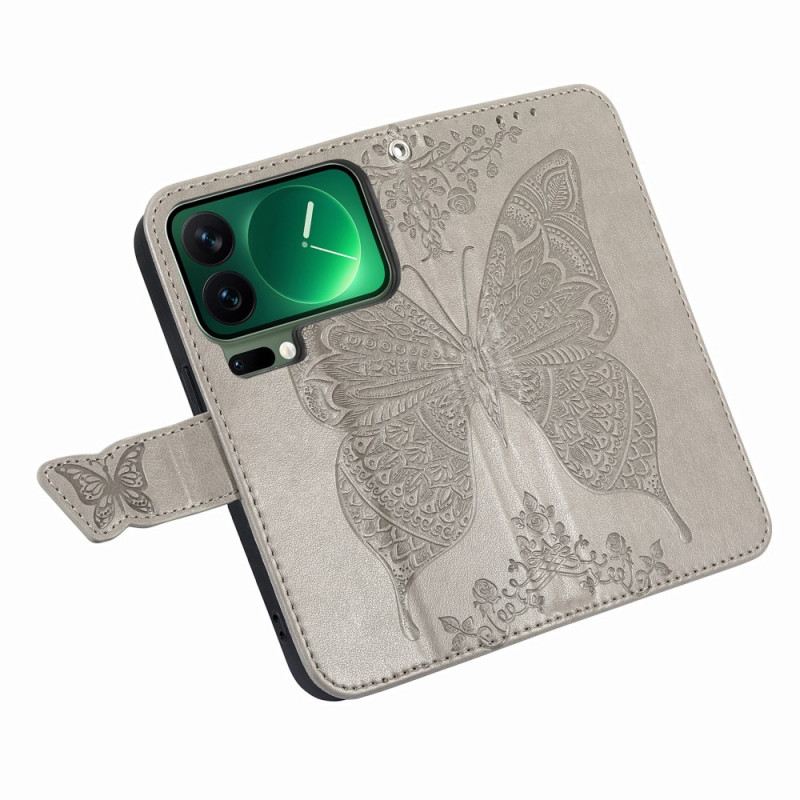 Fliptok Xiaomi 17 Pro Max Pillangó Mintázat