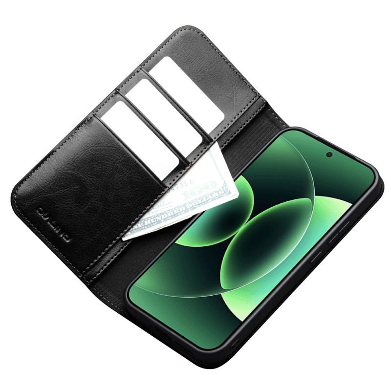 Fliptok Xiaomi 17 Pro Max Qialino Valódi Bőr