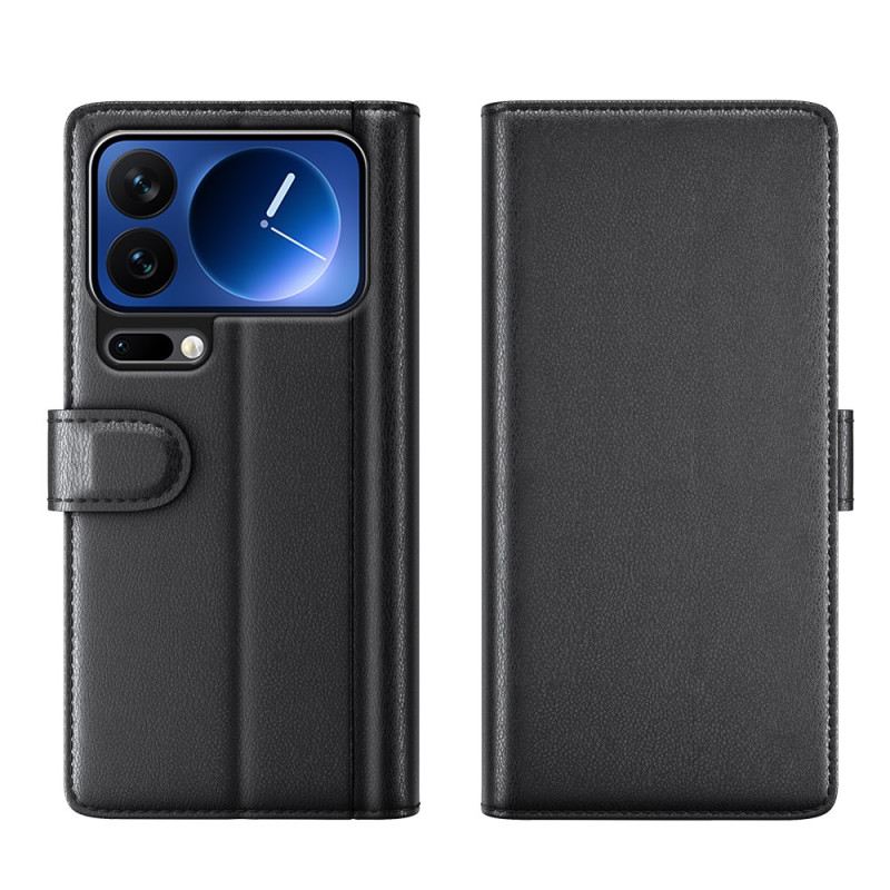 Fliptok Xiaomi 17 Pro Max Valódi Bőr