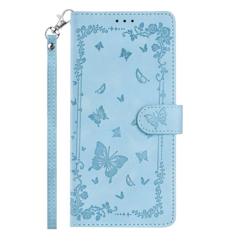 Fliptok Xiaomi 17 Pro Max Velúr Hatású Pillangók