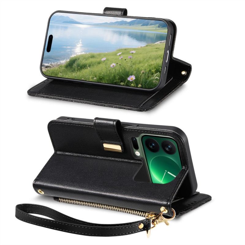 Fliptok Xiaomi 17 Pro Max Virágmintás Pénztárca