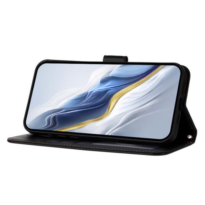 Kinyitható Tokok Xiaomi 17 Pro Max Sima Bőrhatású