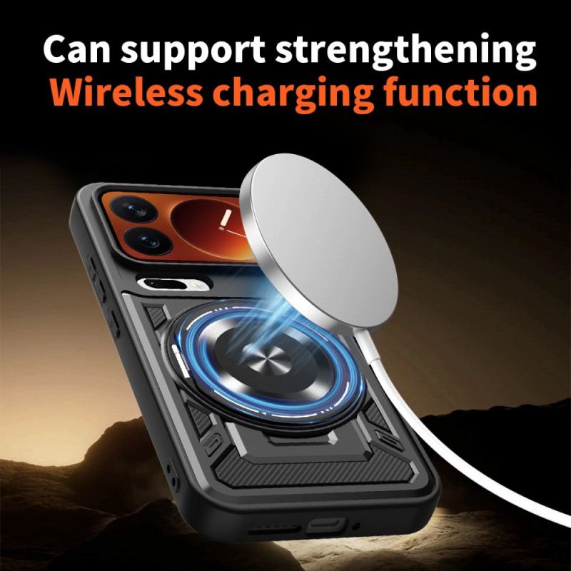 Mobiltelefon Tokok Xiaomi 17 Pro Max Mágneses Forgó Állvánnyal