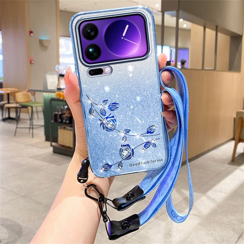 Mobiltelefon Tokok Xiaomi 17 Pro Max Strasszok És Nyakpánt Kadem