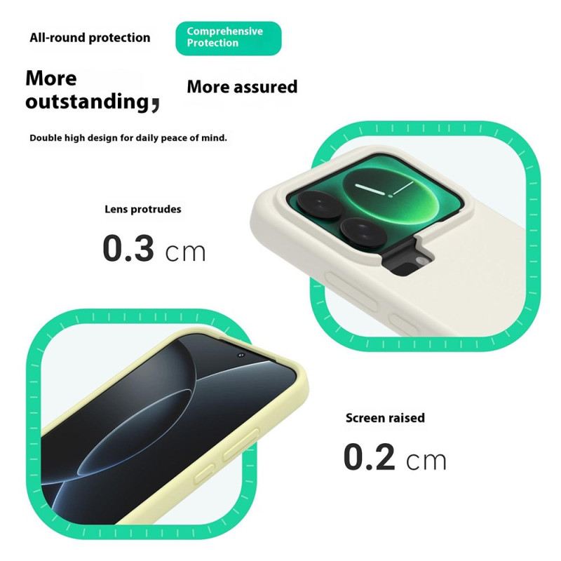 Telefontok Xiaomi 17 Pro Max Folyékony Szilikon