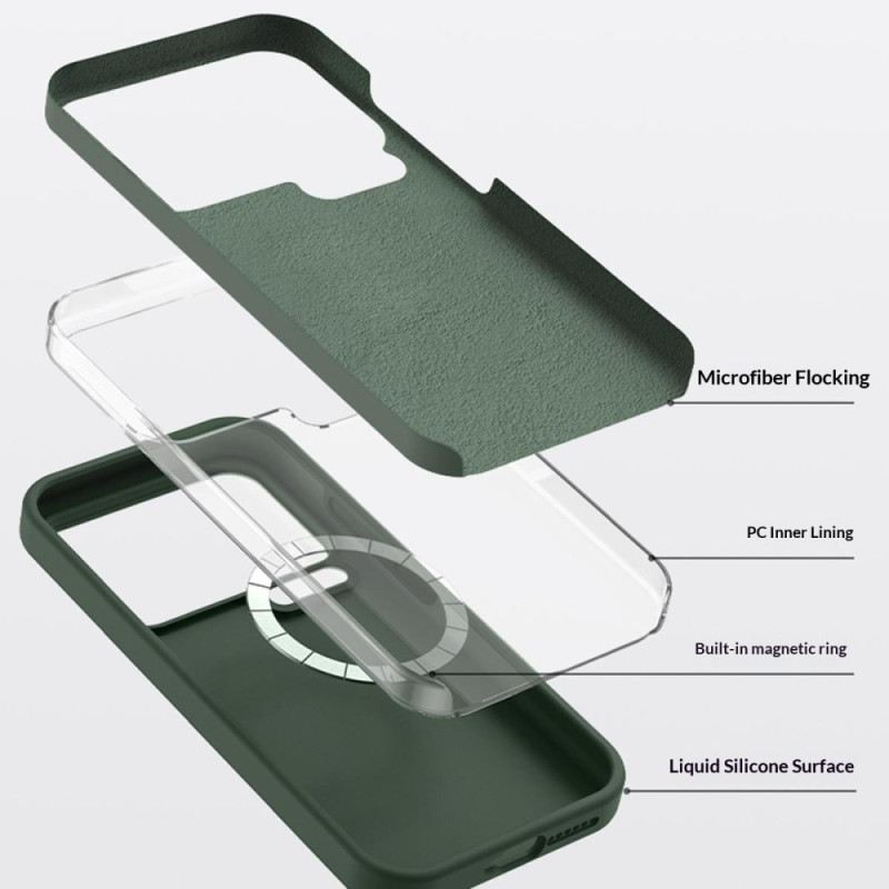 Telefontok Xiaomi 17 Pro Max Mágneses Folyékony Szilikon