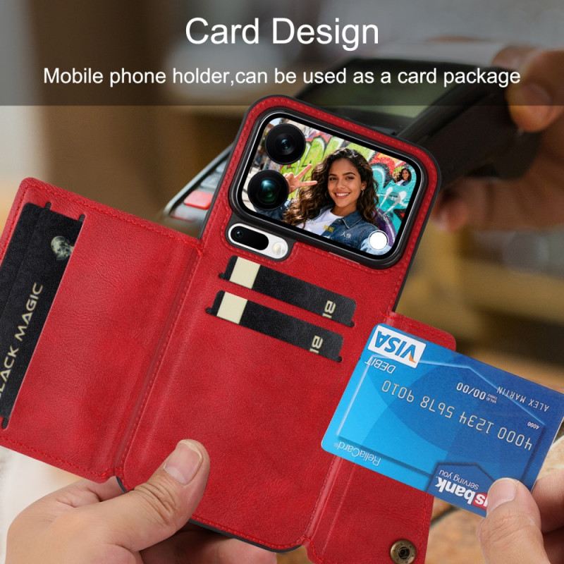 Tok Xiaomi 17 Pro Max Bőrhatású Kártyatartó