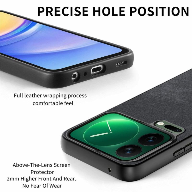 Tok Xiaomi 17 Pro Max Ütésálló Vékony Bőrhatású