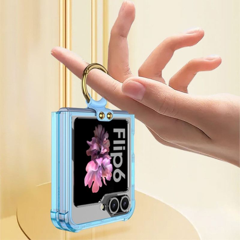Tok Samsung Galaxy Z Flip 6 Átlátszó Gkk Tartógyűrű