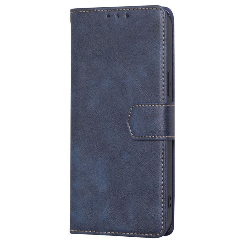 Fliptok / Bőrtok Poco F4 GT Vintage Bőr Stílusú Rfid