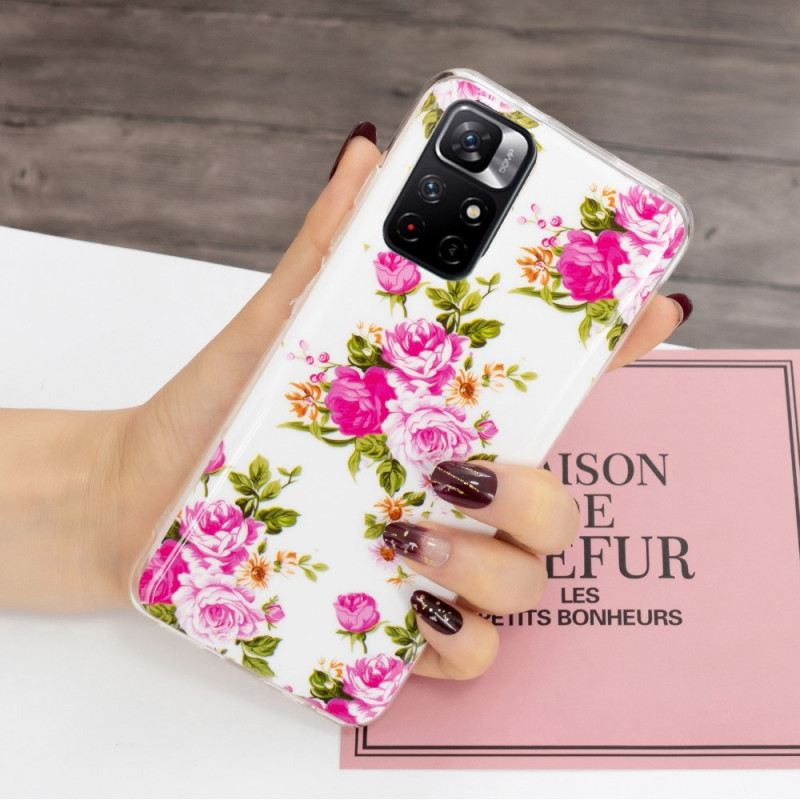 Tok Xiaomi Redmi Note 11 Pro Plus 5G Fluoreszkáló Liberty Flowers