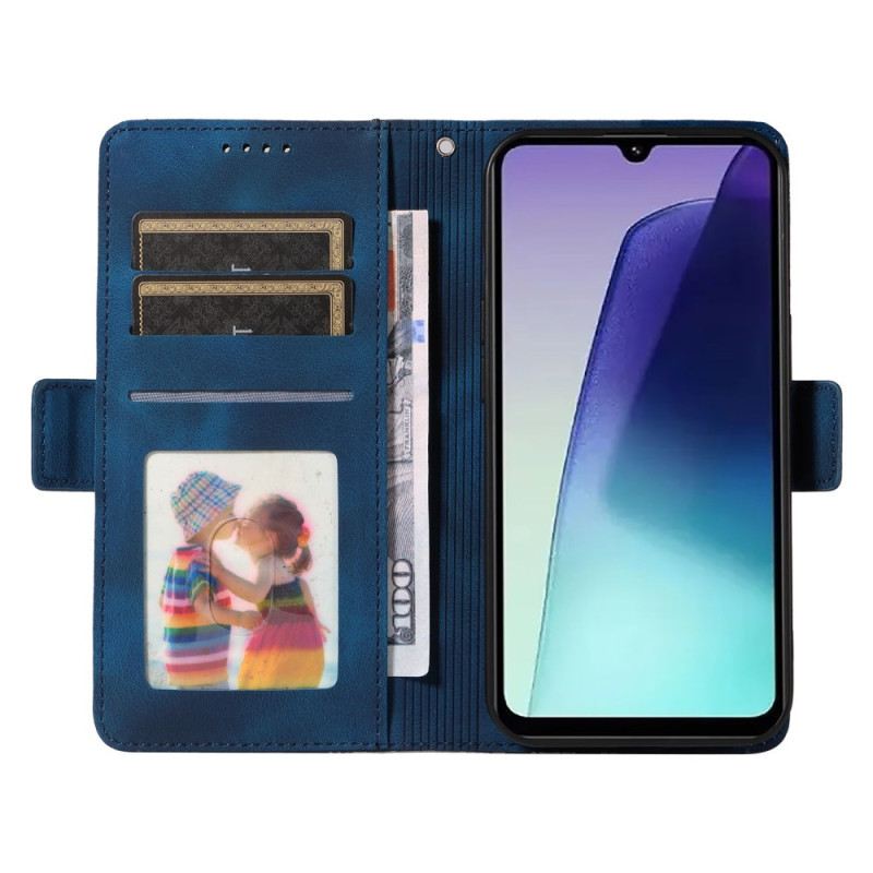 Bőrtok Poco C75 Csillagminta