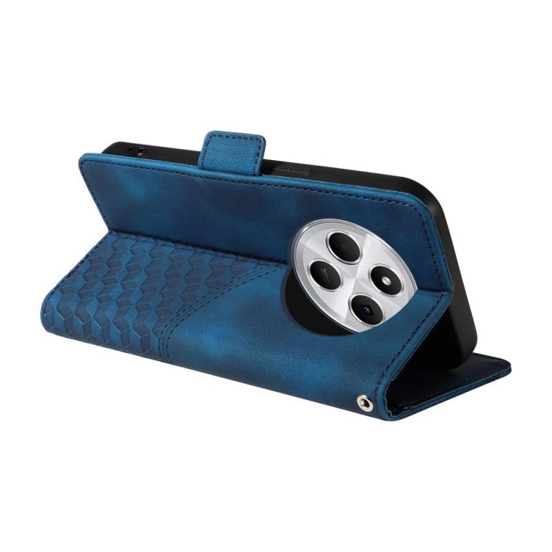 Bőrtok Poco C75 Csillagminta