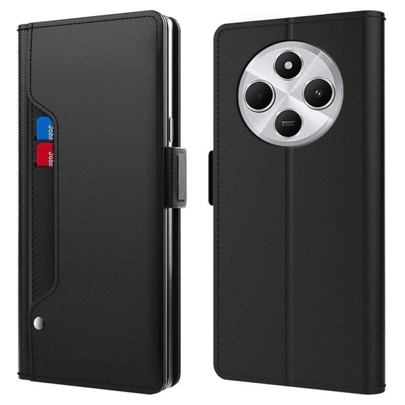 Bőrtok Poco C75 Elülső Kártyatartó