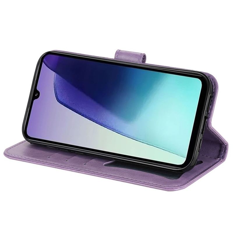 Bőrtok Poco C75 Mandalaminta Nyakpánttal