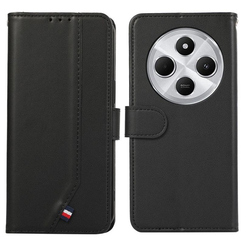 Bőrtok Poco C75 Rfid Védelemmel 3 Kártyahellyel