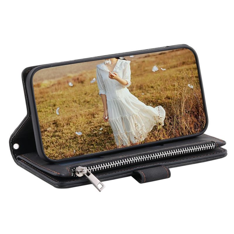 Bőrtok Poco C75 Steppelt Multifunkciós