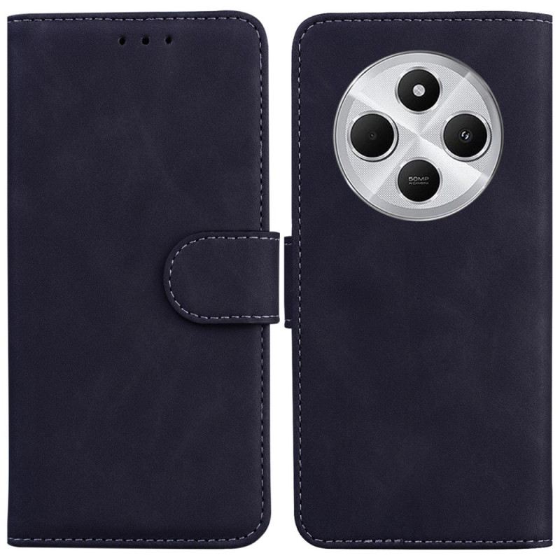 Bőrtok Poco C75 Velúr Hatású