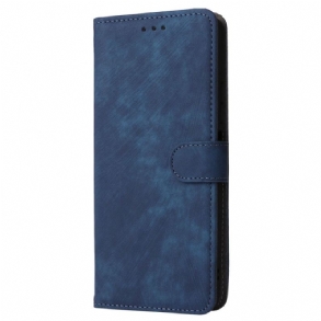 Bőrtok Poco C75 Velúr Hatású Rfid Blokkoló Pánttal