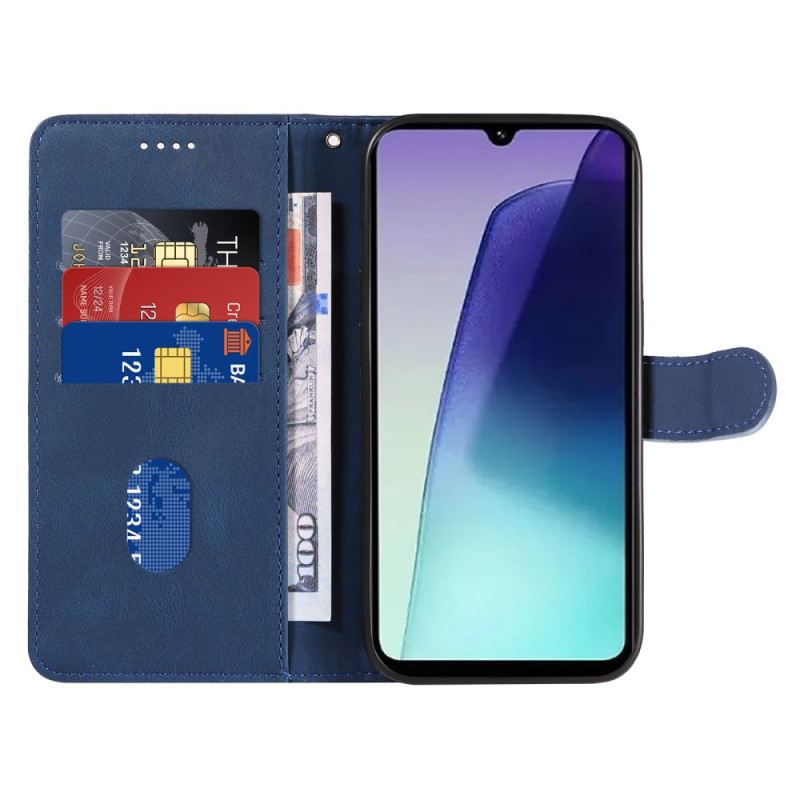 Bőrtok Poco C75 Vonalak