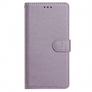 Fliptok Poco C75 Sima Bőr Hatású Pánttal