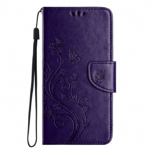 Fliptok Poco C75 Virágok És Pillangók Nyakpánttal