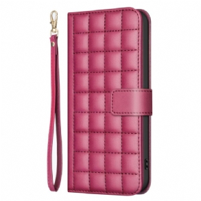 Kinyitható Tokok Poco C75 Binfen Színes Puffos Kabát Stílus