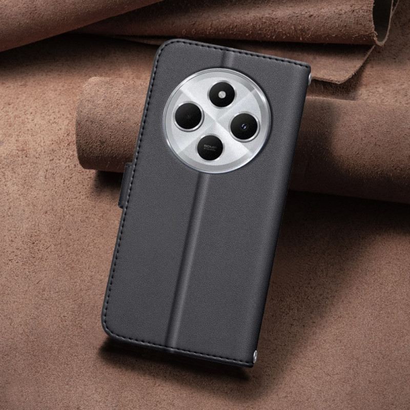 Kinyitható Tokok Poco C75 Binfen Színes Puffos Kabát Stílus