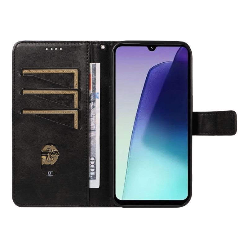 Kinyitható Tokok Poco C75 Kéttónusú Csíkok