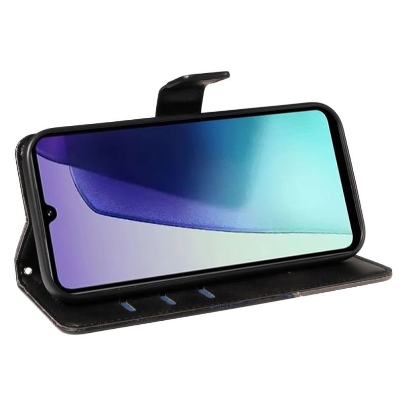 Kinyitható Tokok Poco C75 Kéttónusú Csíkok