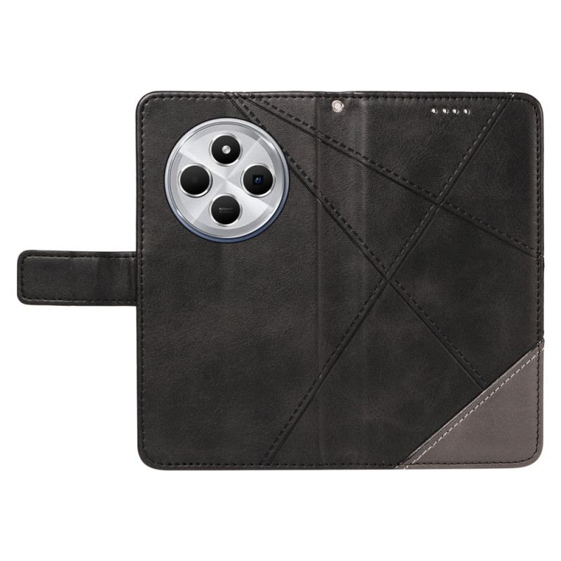 Kinyitható Tokok Poco C75 Kéttónusú Csíkok