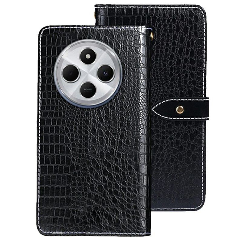 Kinyitható Tokok Poco C75 Krokodilhatású Idewei