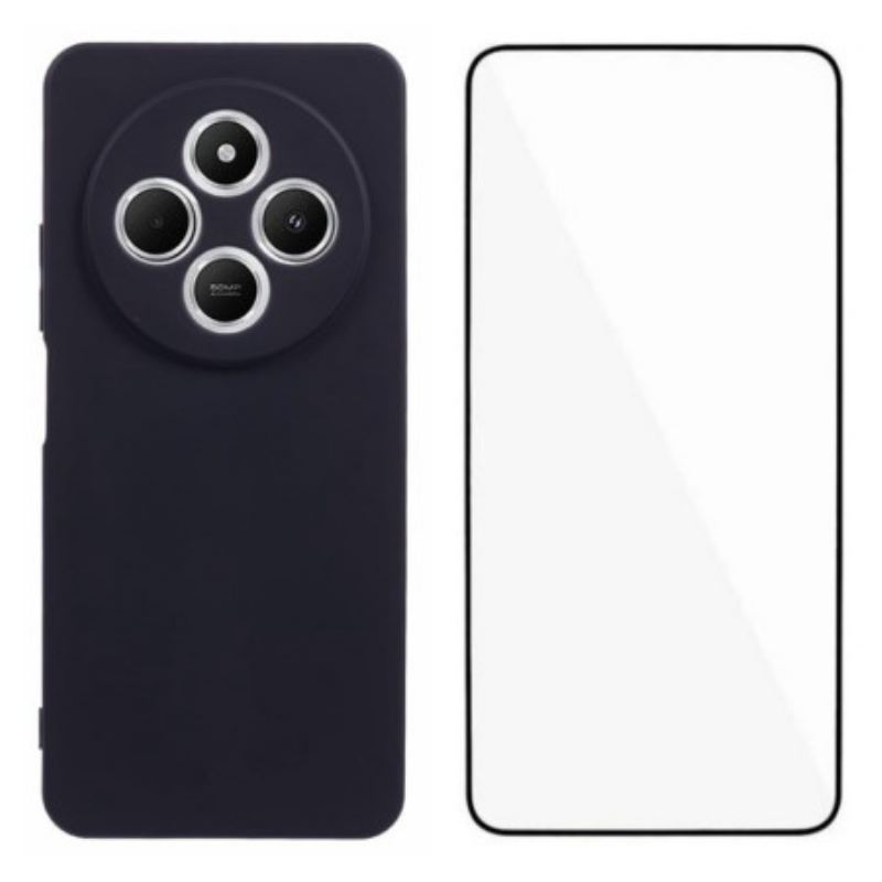 Tok Poco C75 Szilikon Edzett Üveg Képernyővédővel