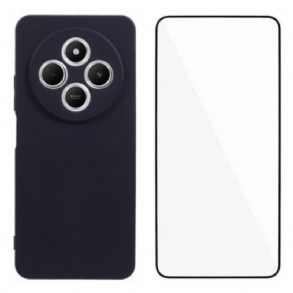 Tok Poco C75 Szilikon Edzett Üveg Képernyővédővel