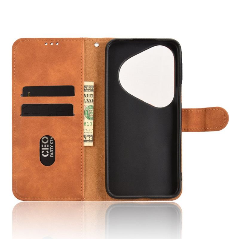 Bőrtok Huawei Pura 80 Pro Velúr Hatású