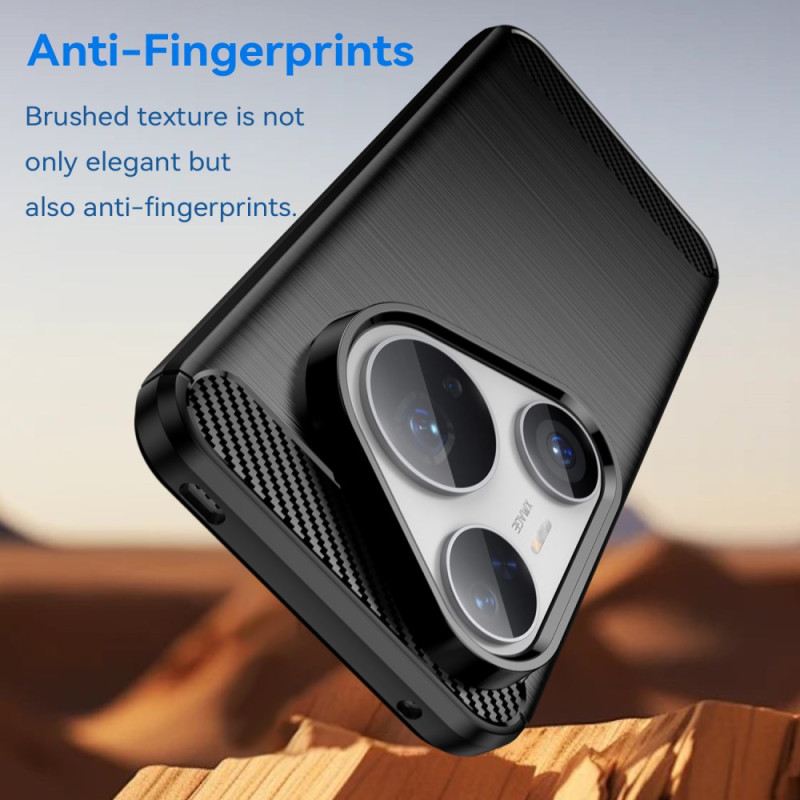 Tok Huawei Pura 80 Pro Szálcsiszolt Szénszálas