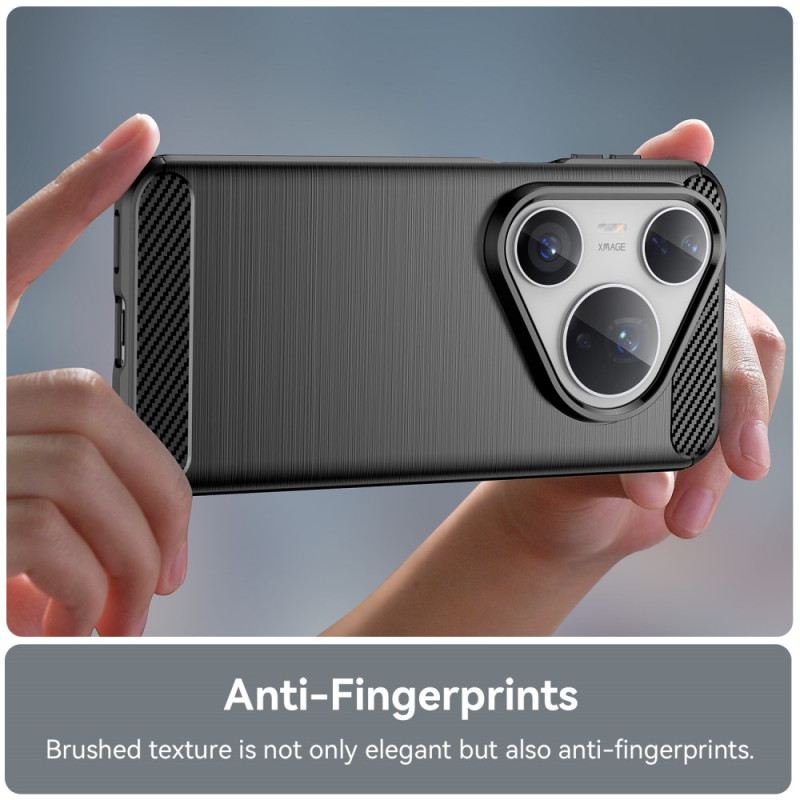 Tok Huawei Pura 80 Pro Szálcsiszolt Szénszálas